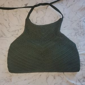 Crochet Halter Top (bikini top)